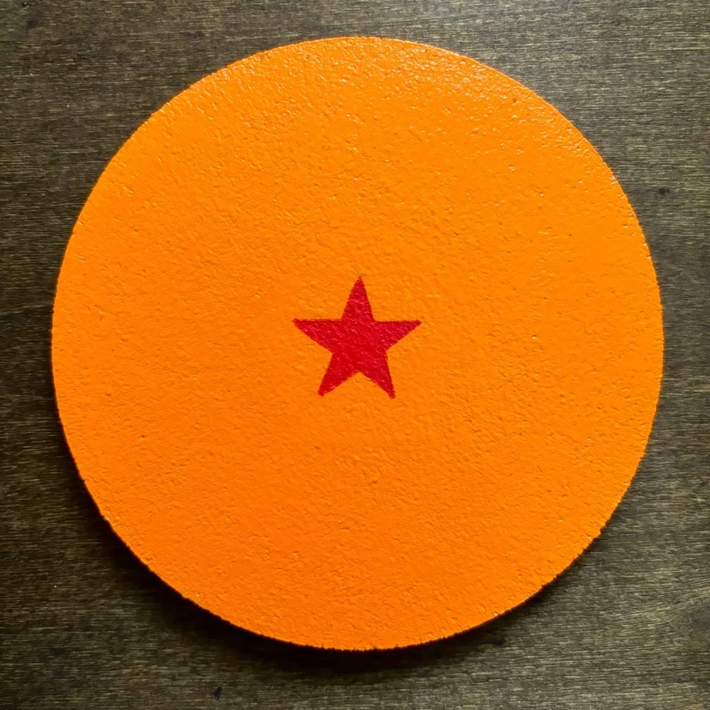 Dragon Ball Painted Coasters Lot of 7